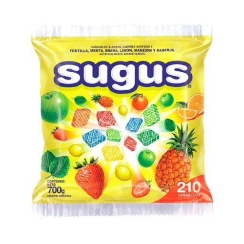 CARAMELOS  SUGUS Surtidos x 210u. 700g (B 8u.)
